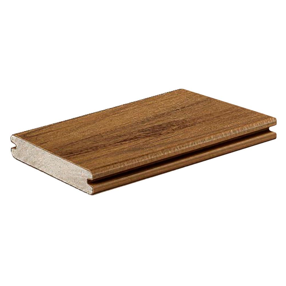 Planche de terrasse rainurée en Composite 1" x 6" TimberTech Legacy - Tigerwood