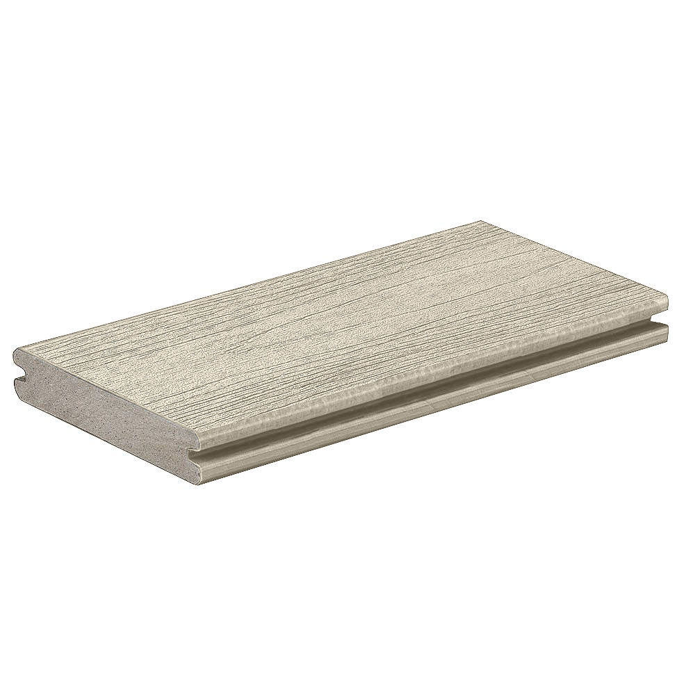 Planche de terrasse rainurée en Composite 1" x 6" TimberTech Reserve - Reclaimed Chestnut