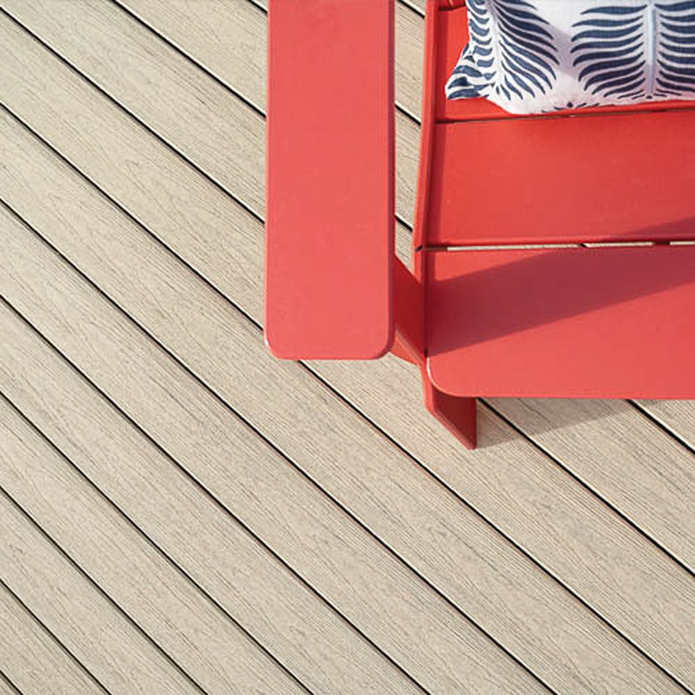 Planche de terrasse rainurée en Composite 1" x 6" TimberTech Reserve - Reclaimed Chestnut