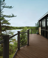 Planche de terrasse rainurée en Composite 1" x 6" TimberTech Terrain+ - Dark Oak