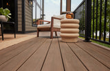 Riser 3/4" x 7 1/4" x 12'  TimberTech Advanced PVC Vintage - English Walnut