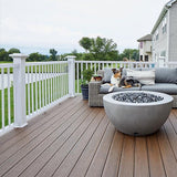 Planche de terrasse rainurée en Composite 1" x 6" TimberTech Reserve - Dark Roast
