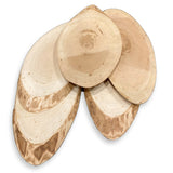 Cherry wood oval cookies / Medium - 20'' to 29''