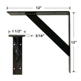 Shelf Support Triangle Style - Lignum