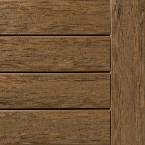 Planche de terrasse carrée en Composite 1" x 6" TimberTech Reserve - Antique Leather
