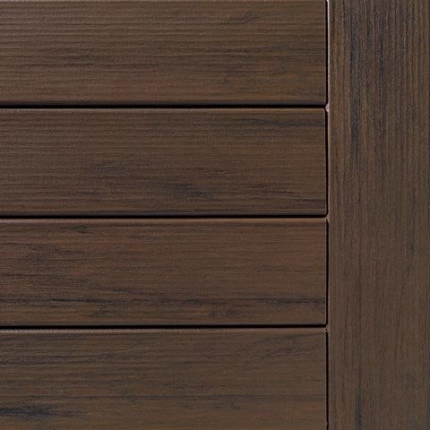 Planche de terrasse carrée en Composite 1" x 6" TimberTech Legacy - Mocha