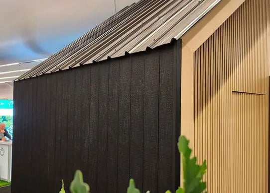 Composite Siding Shou Sugi Ban #US09  - 1/2’’ x 5 1/2’’ Ebony