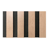Vizuwall decorative panel white oak finish
